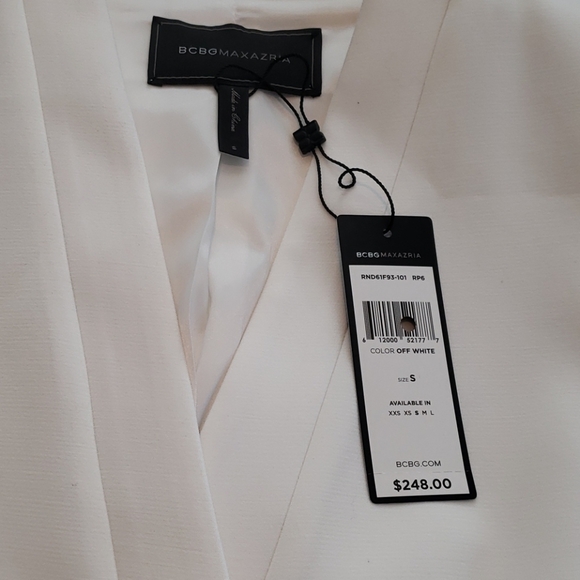 BCBG Maxazria vest blazer off white - Picture 7 of 8